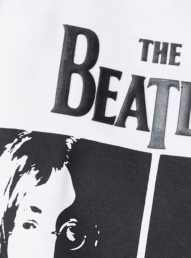 Women The Beatles Printed Sweatshirt