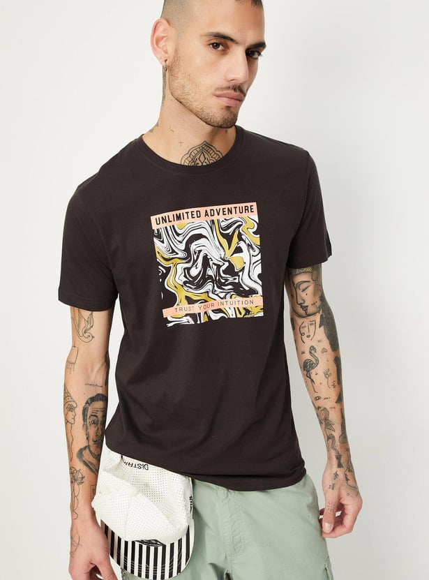 Men Graphic Printed T-shirt