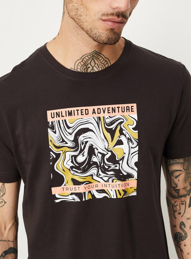 Men Graphic Printed T-shirt