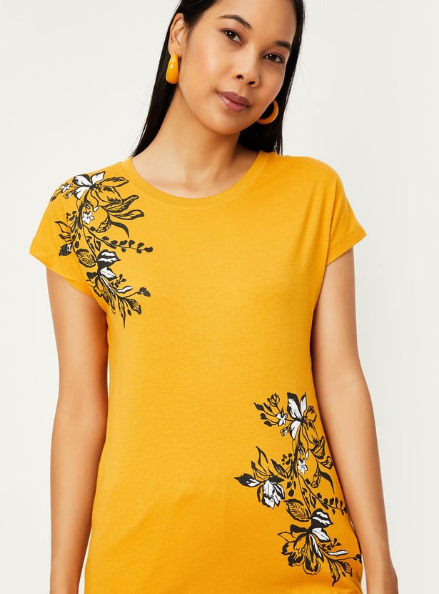 Women Floral Printed T-shirt