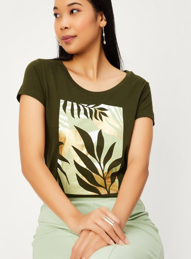 Women's Graphic Print Regular Fit T-Shirt