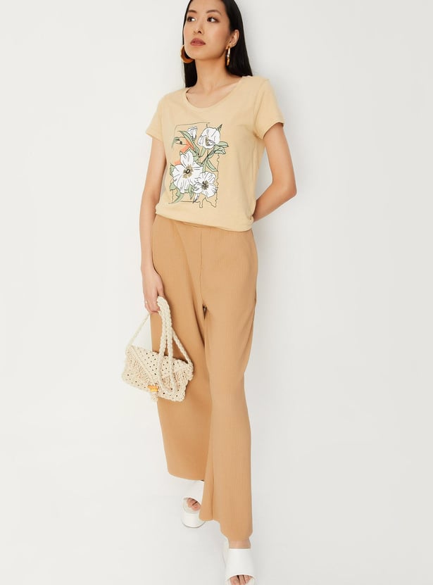 Women Floral Printed T-shirt