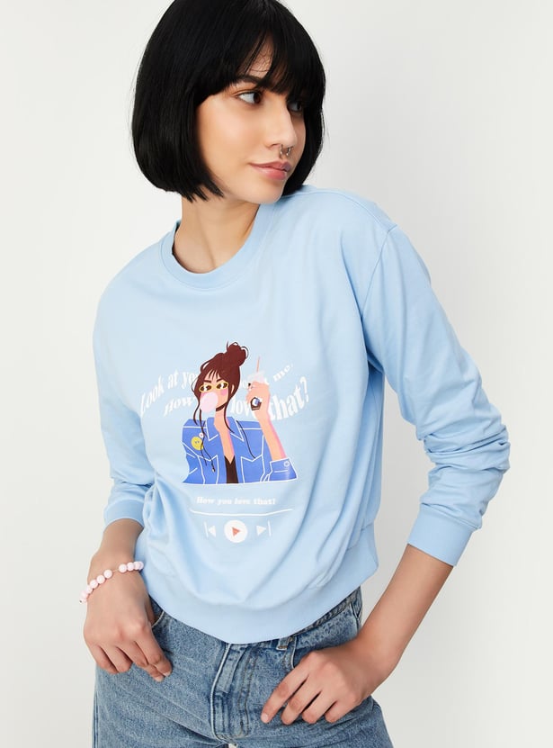 Women Graphic Printed Sweatshirt