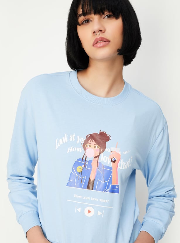 Women Graphic Printed Sweatshirt
