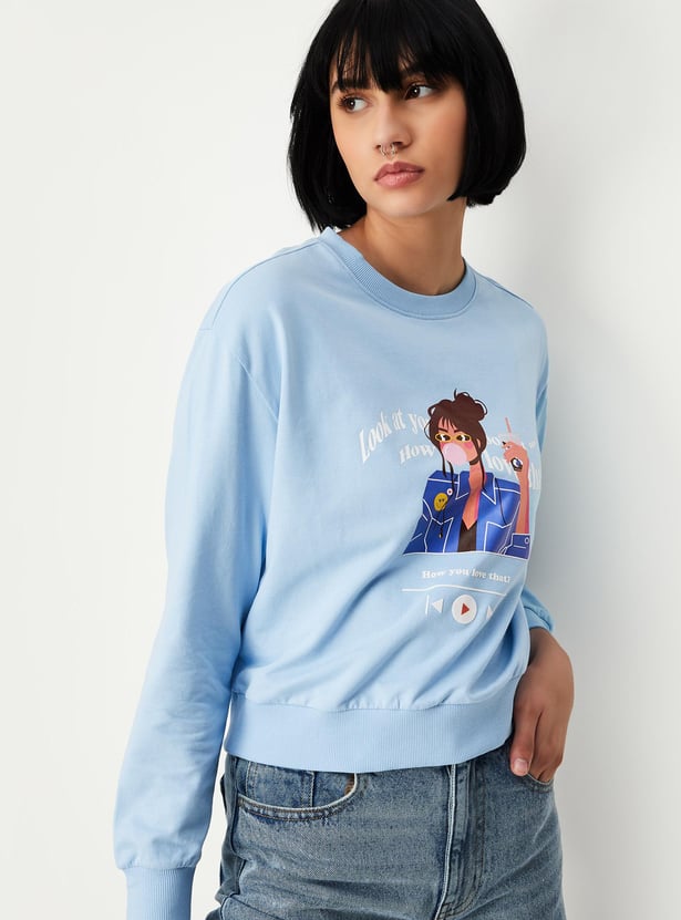 Women Graphic Printed Sweatshirt