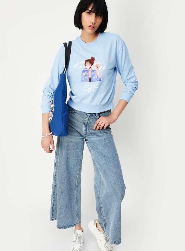 Women Graphic Printed Sweatshirt