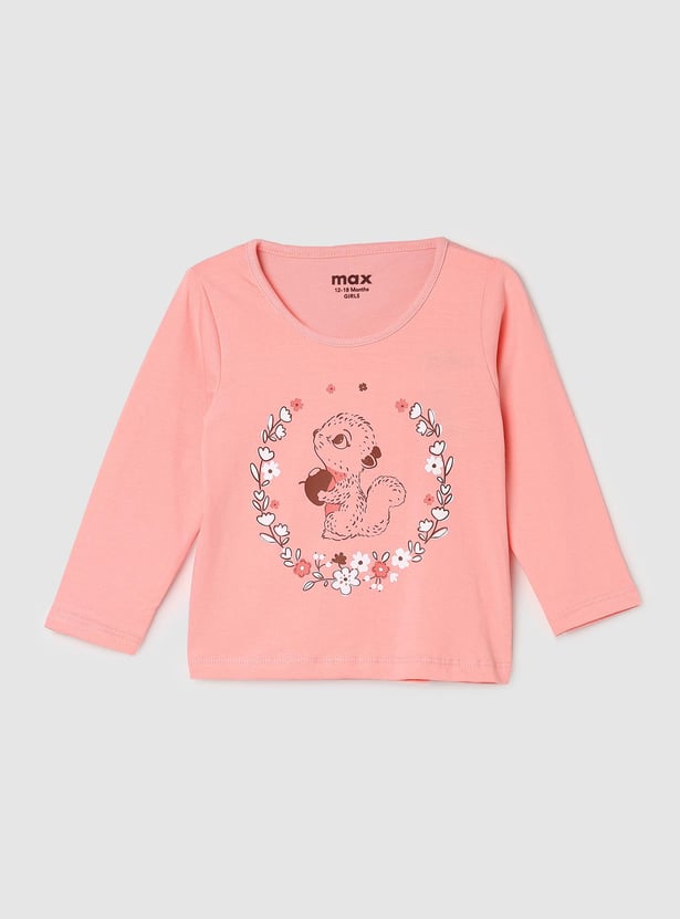 Girls Graphic Printed T-shirt