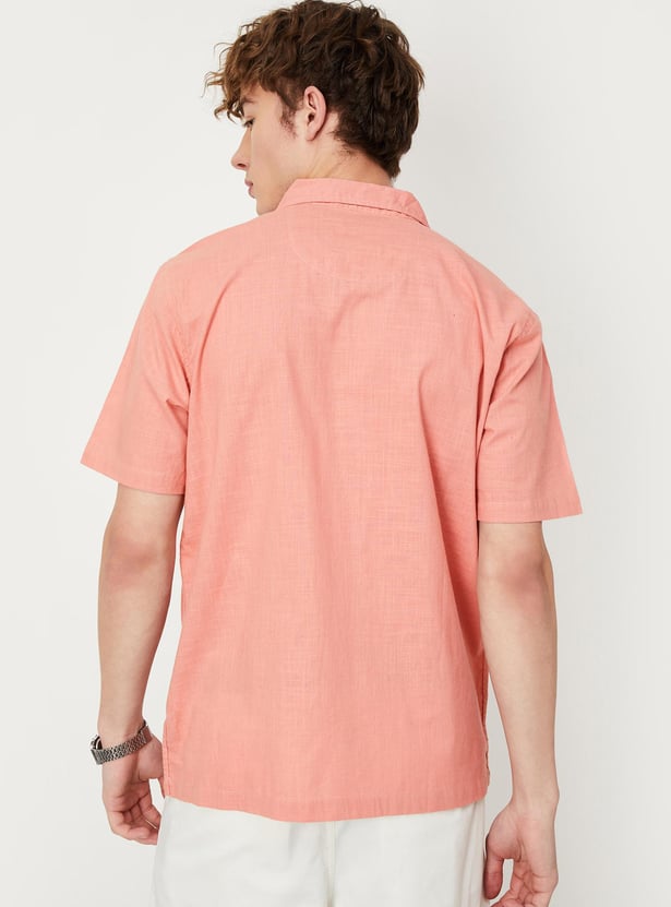 Men Embroidered Resort Shirt