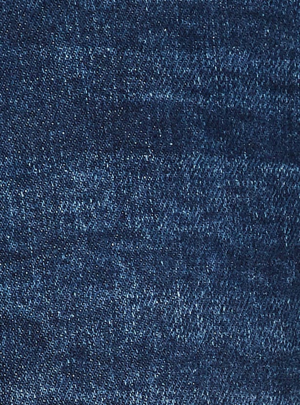 Men Regular Fit Washed Jeans