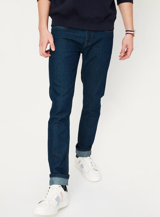 Men Solid Skinny Fit Jeans