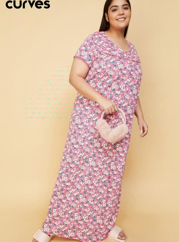 Women Printed Nightgown