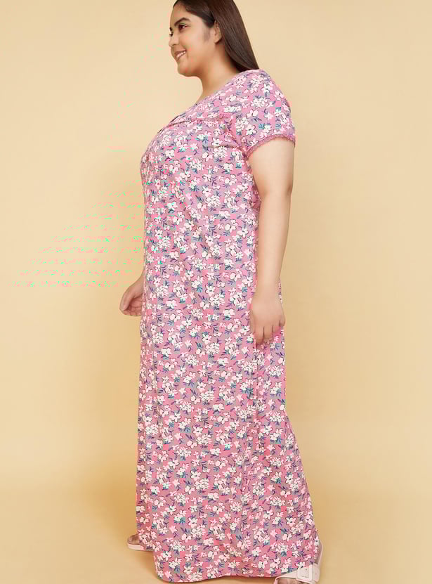 Women Printed Nightgown