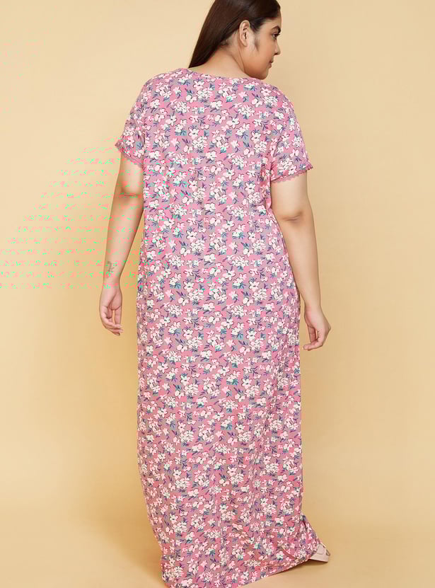Women Printed Nightgown