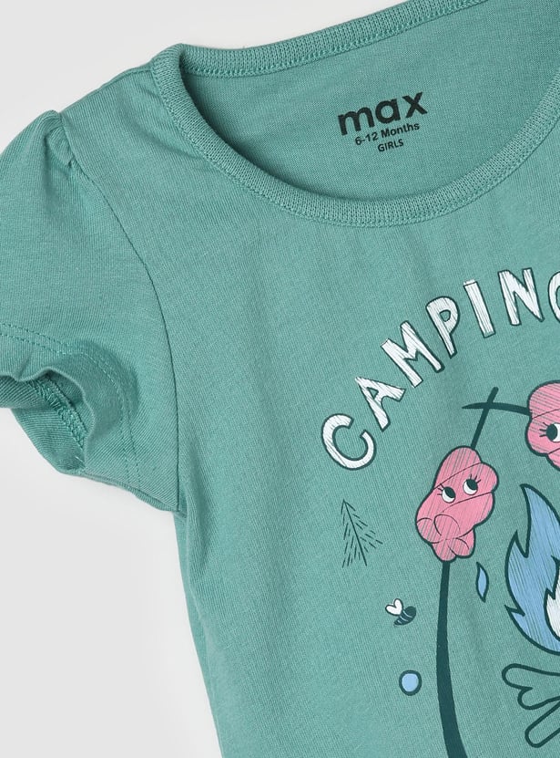 Girls Graphic Printed T-shirt