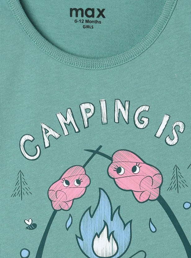 Girls Graphic Printed T-shirt