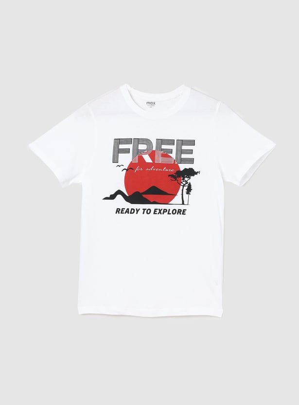 Boys Graphic Printed T-shirt