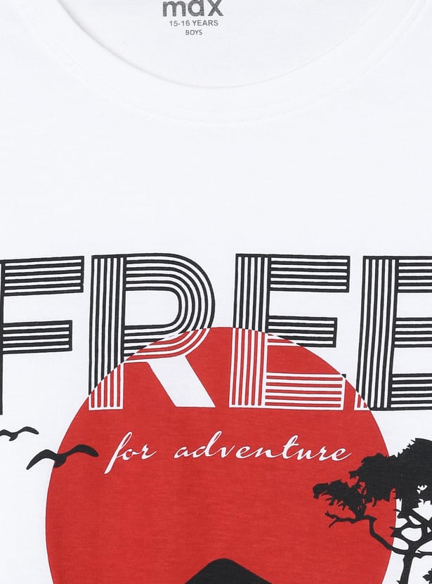 Boys Graphic Printed T-shirt