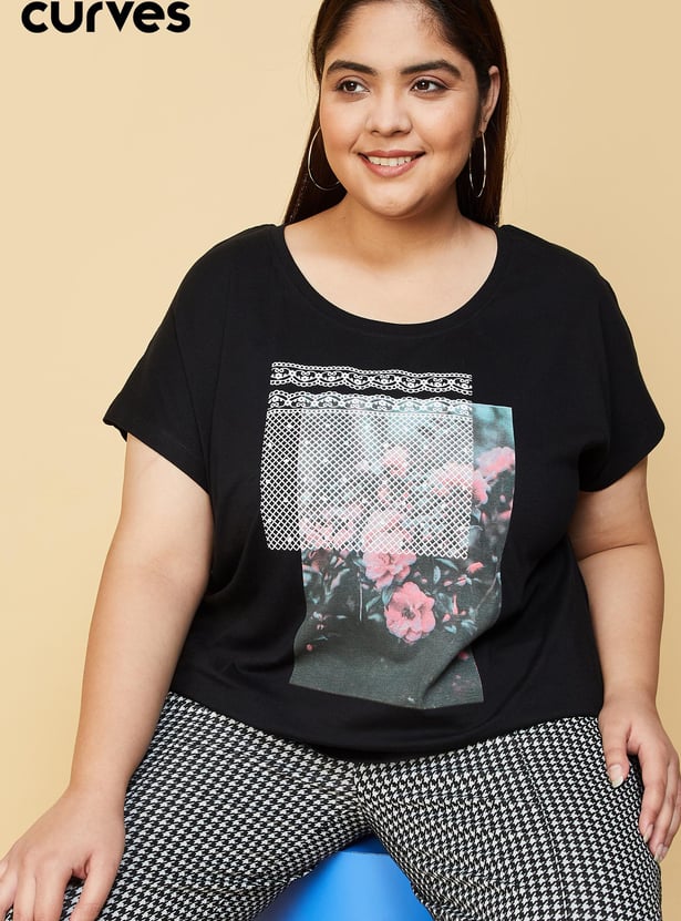 Women Graphic Printed T-shirt