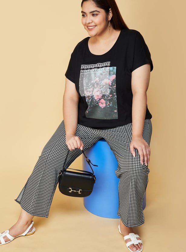 Women Graphic Printed T-shirt