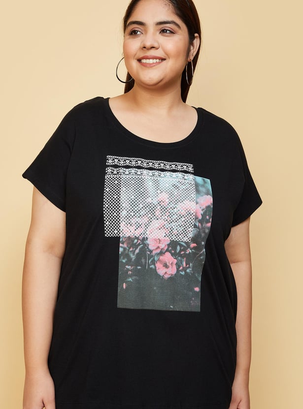 Women Graphic Printed T-shirt