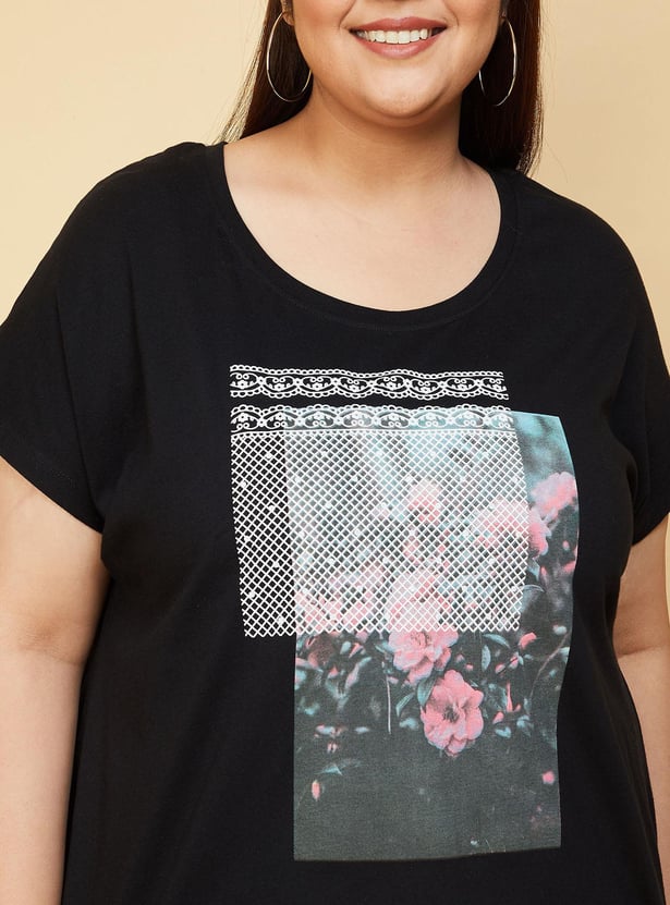 Women Graphic Printed T-shirt