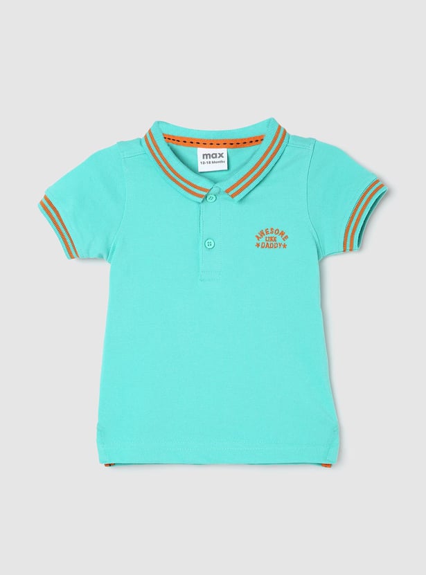 Boys Contrast Tipping Polo T-shirt
