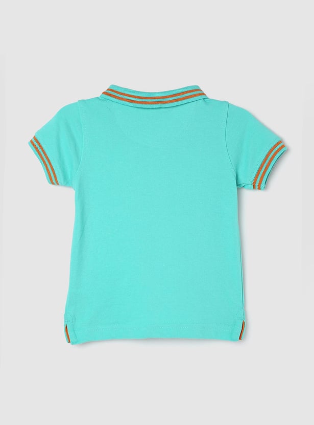Boys Contrast Tipping Polo T-shirt