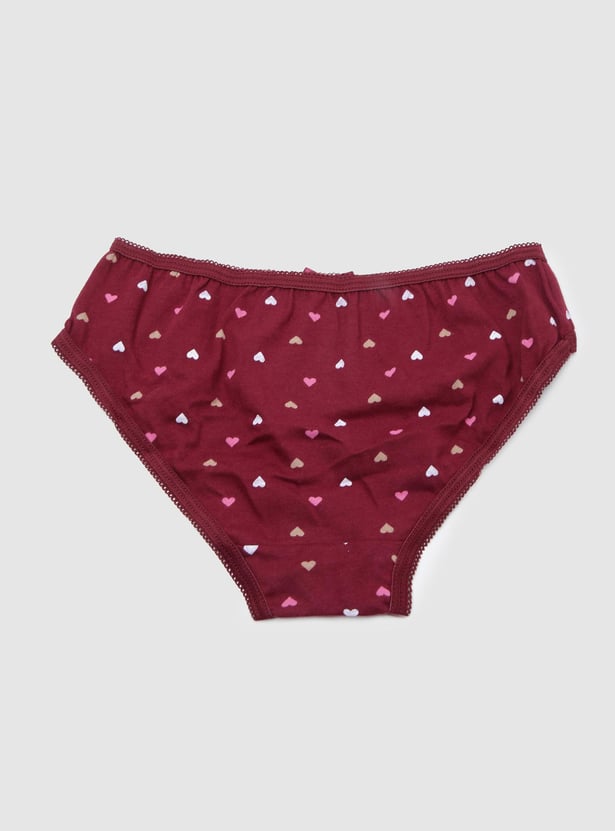 Girls Printed Panties - Pack of 3