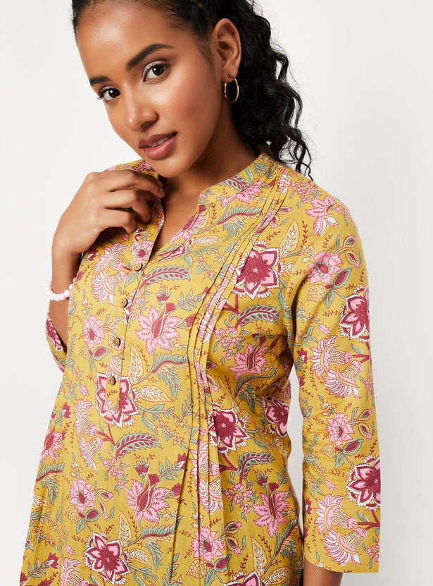 Buy Women Floral Printed Short Kurti Online at just Rs. 499.0 ...