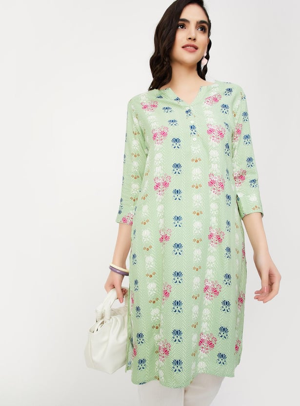 Women Printed Straight Kurta