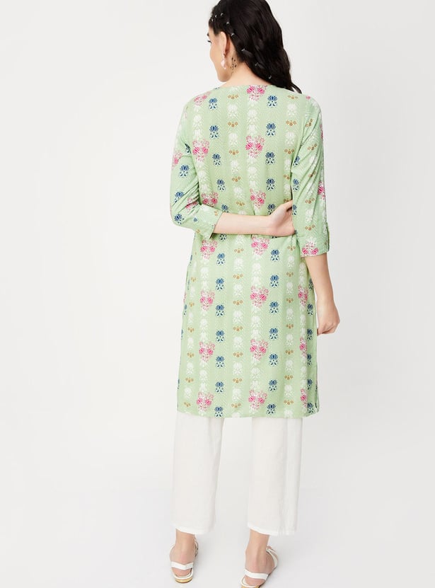 Women Printed Straight Kurta