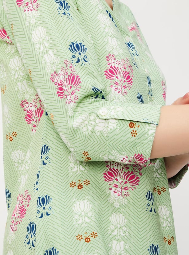 Women Printed Straight Kurta
