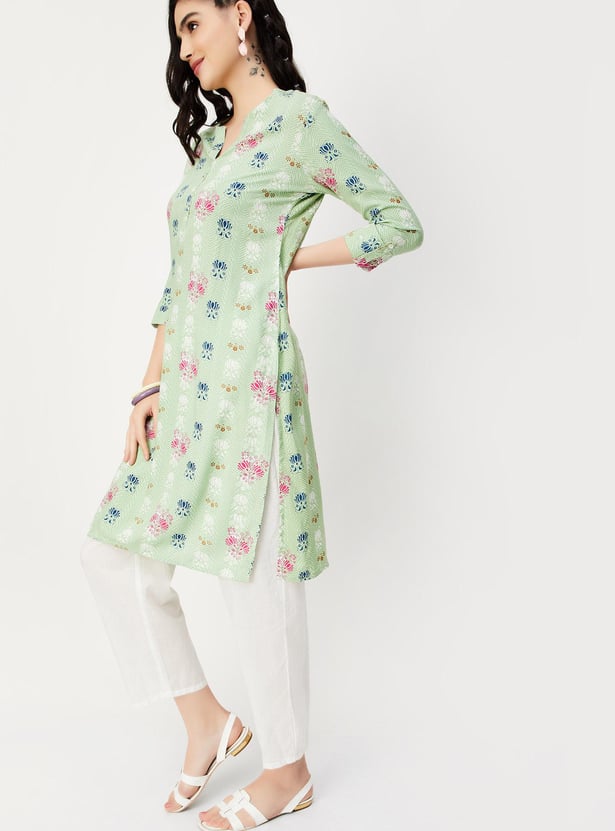 Women Printed Straight Kurta