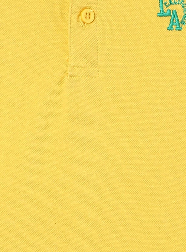 Boys Contrast Tipping Polo T-shirt