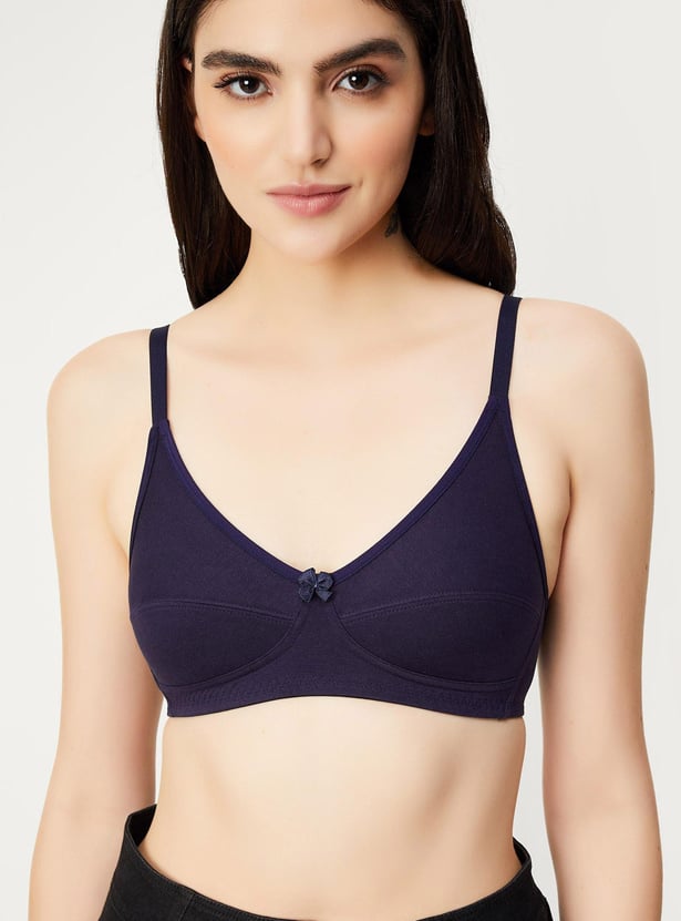 Women Solid Full Coverage Bra - Pack of 2