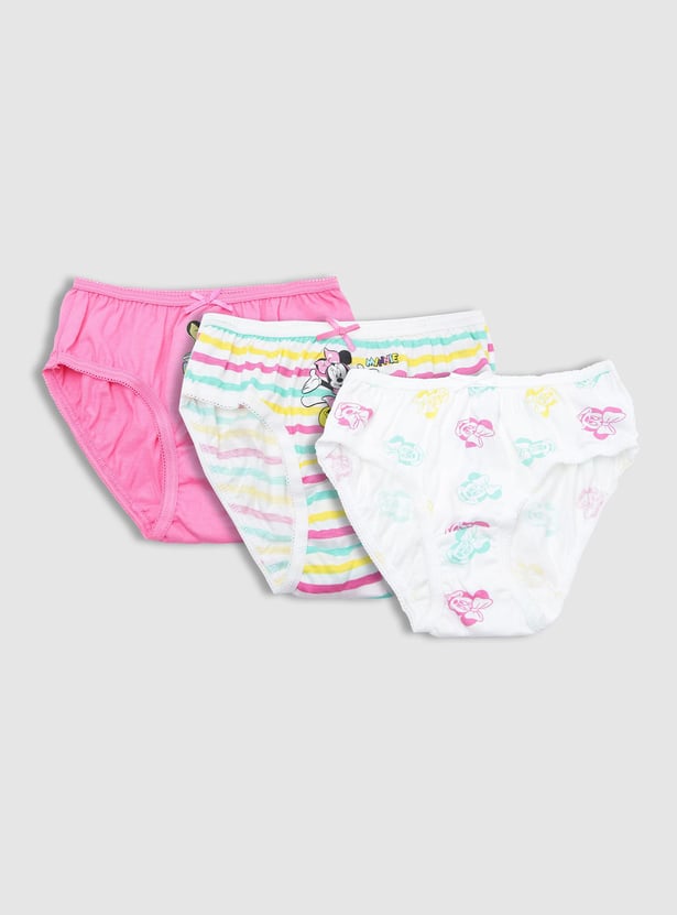 Girls Assorted Panties - Pack of 3