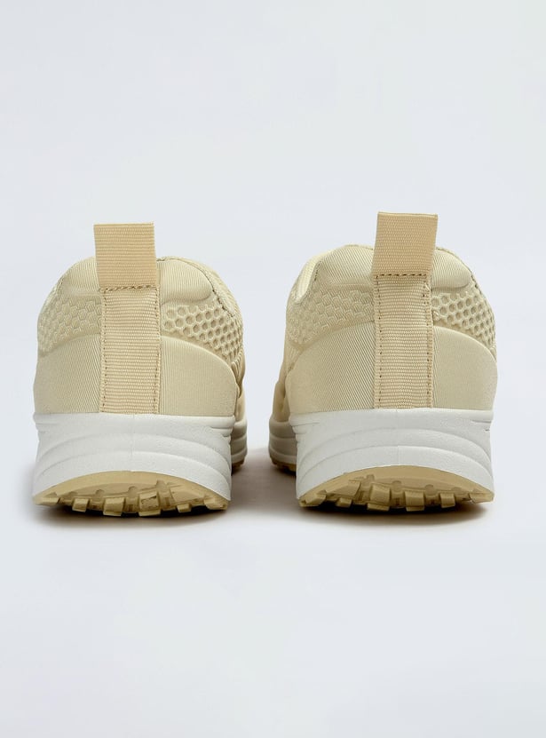 Boys Embossed Knit Athleisure Sneakers