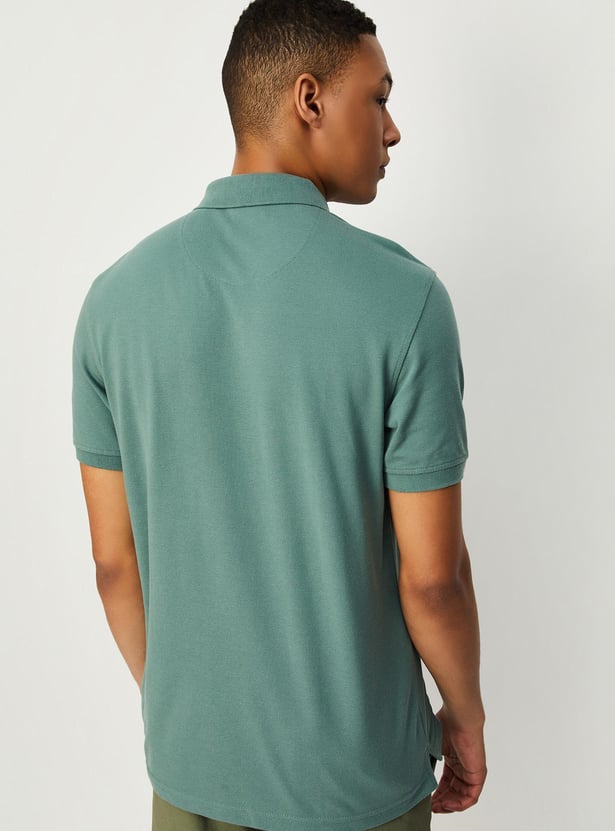 Men Slim Fit Polo T-shirt