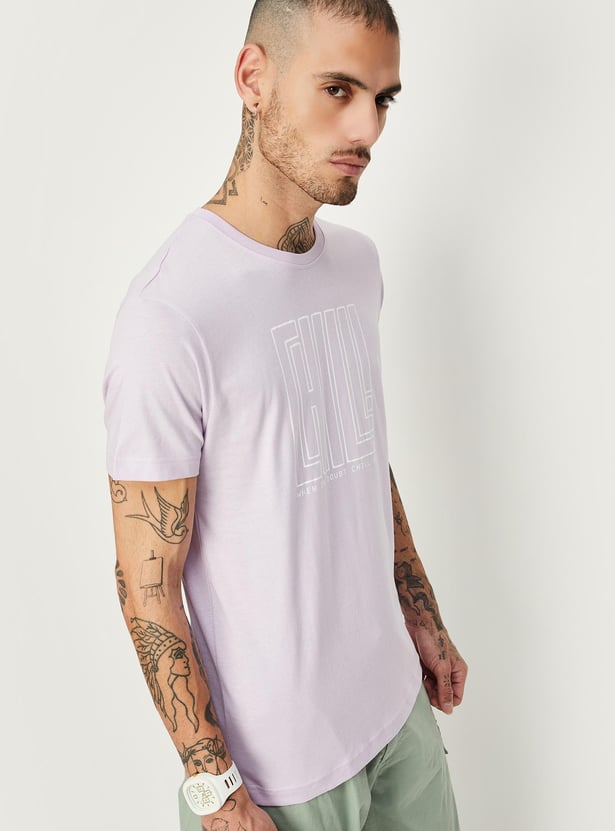 Men Typographic Printed T-shirt