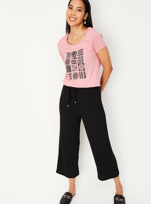 Women Graphic Printed T-shirt