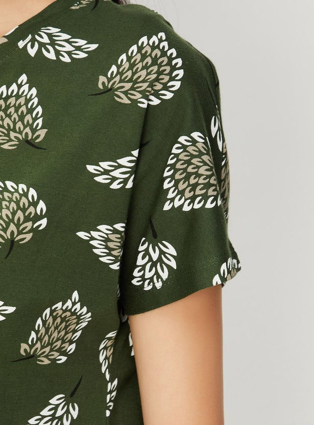 Green All Over Printed T-Shirt