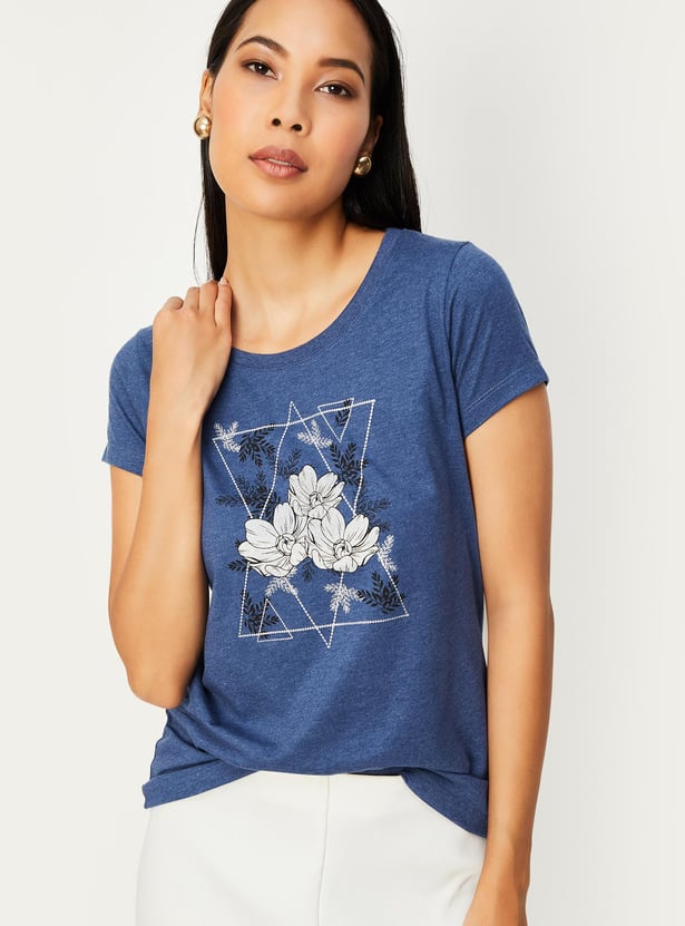 Women Graphic Printed T-shirt