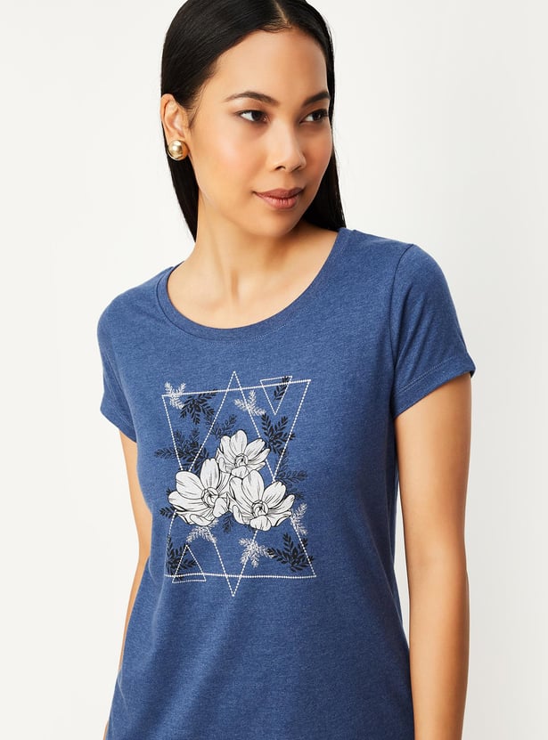 Women Graphic Printed T-shirt