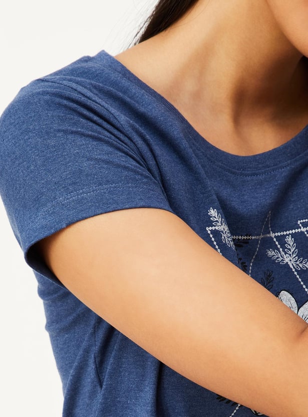 Women Graphic Printed T-shirt