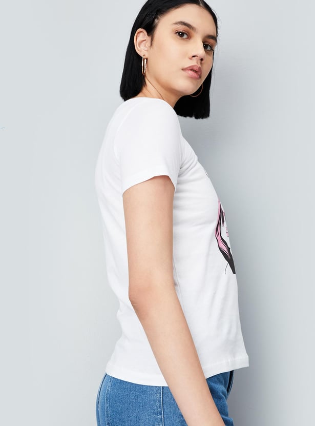 Women Graphic Printed T-shirt
