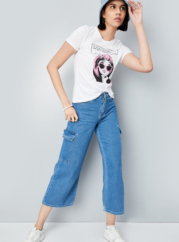 Women Graphic Printed T-shirt