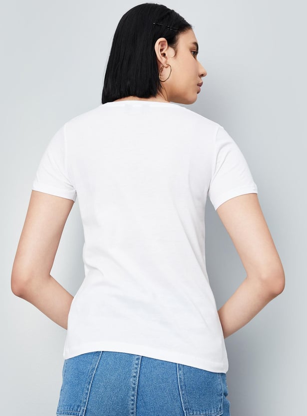 Women Graphic Printed T-shirt