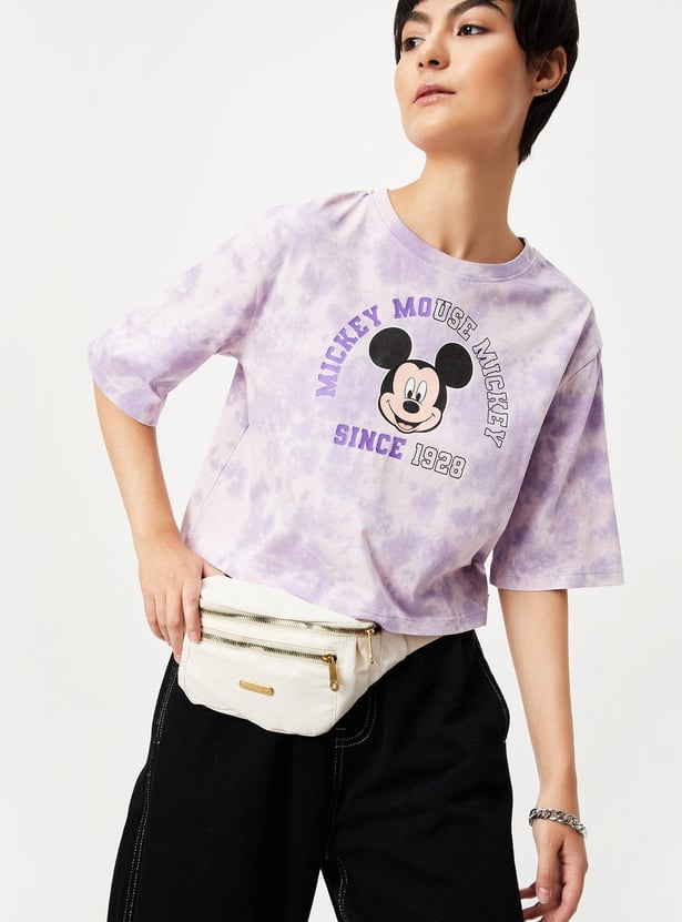 Women Oversized Mickey Mouse T-shirt