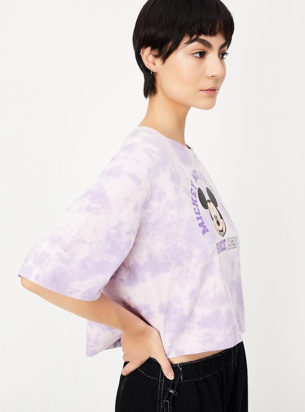 Women Oversized Mickey Mouse T-shirt