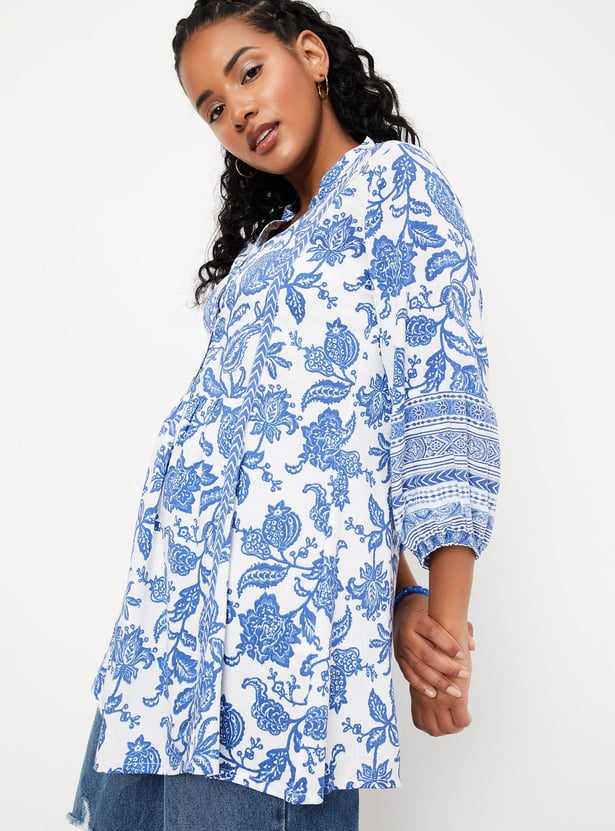 Women Printed A-line Tunic